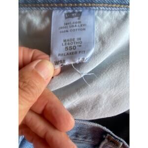 Levi's 550 Denim Jeans Men's Relaxed Fit 38X34